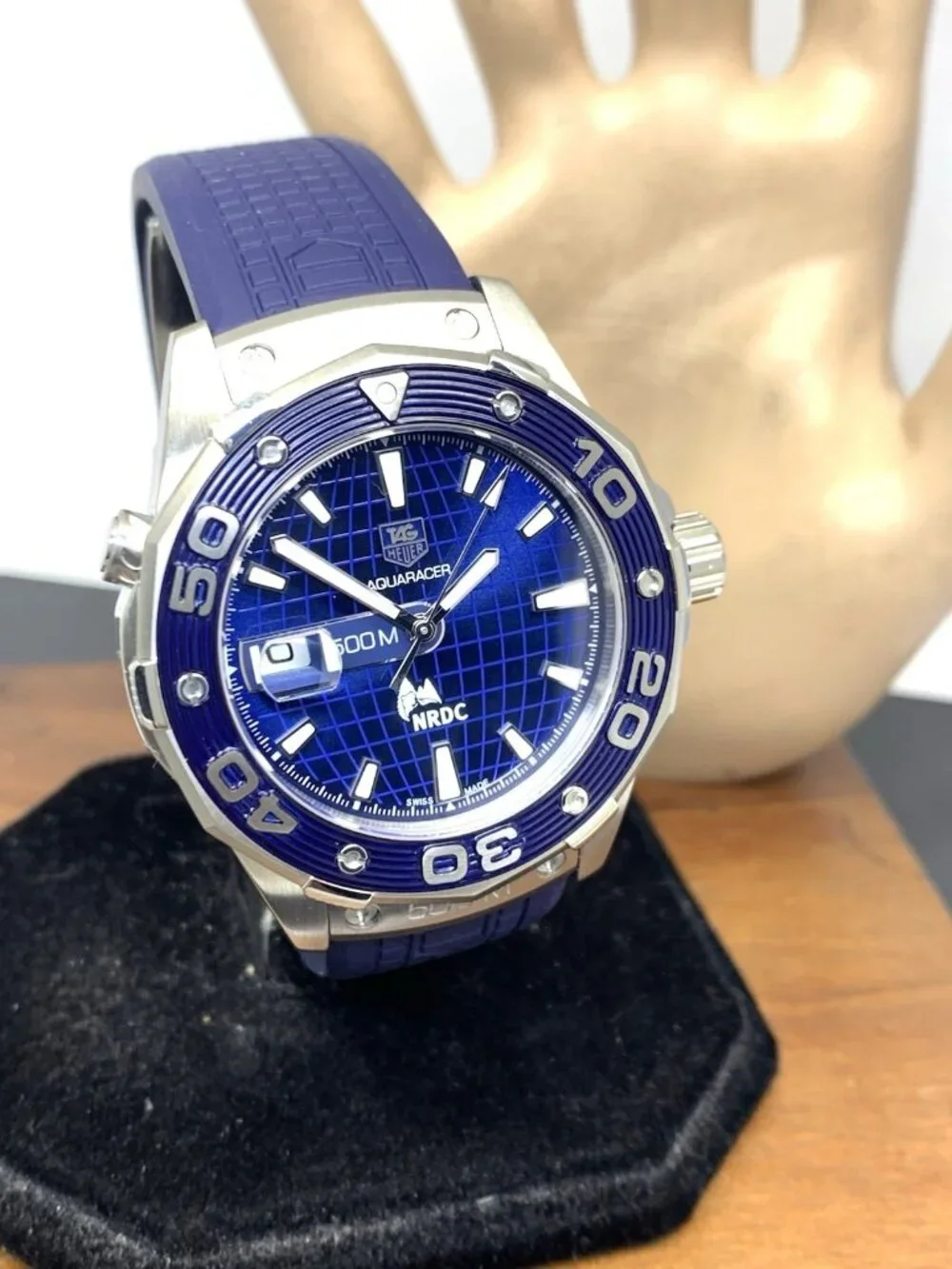 Tag Heuer Aquaracer Leonardo DiCaprio NRDC Limited Edition Swiss Automatic Blue